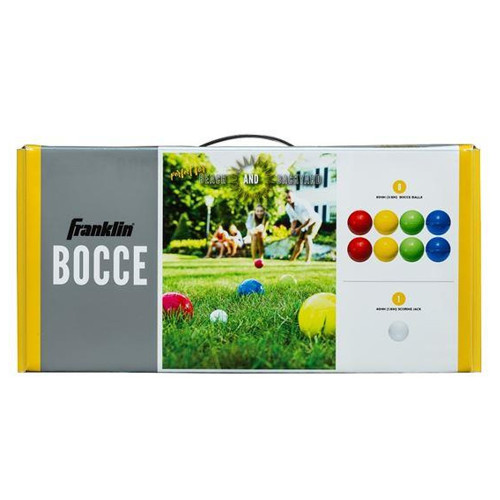 Franklin Sports Bocce Ball Set for Lawn Games, 90mm Starter Set with Bag, 1 Ea