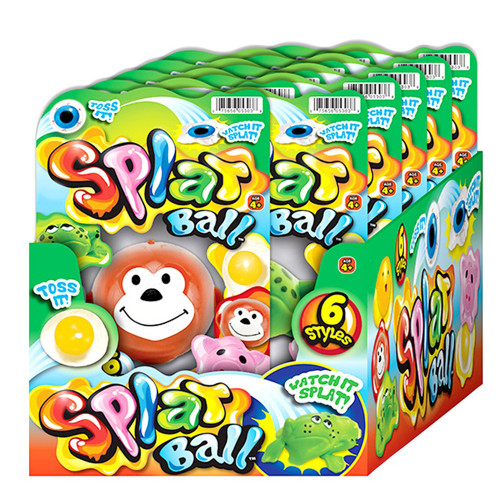 Ja-Ru Splat Ball Assortment for Outdoor Fun, 6 Ea