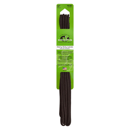Griffin Nylon Boot Lace for Work Boots, Brown 72 Inch, 1 Ea