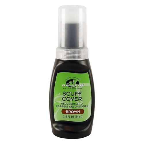 Leather Scuff Cover for Repairs, Brown Touch-Up Formula, 2.5 Oz