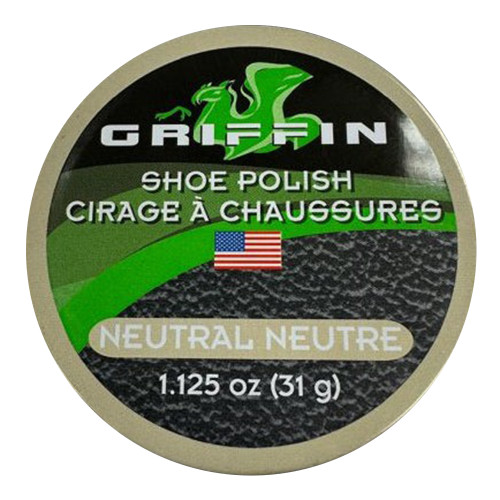 Paste Wax for Shoe Polishing, Neutral,1.125 Oz