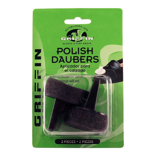 Polish Daubers for Shoe Care, 2-Pack Applicator Brushes, 1 Ea