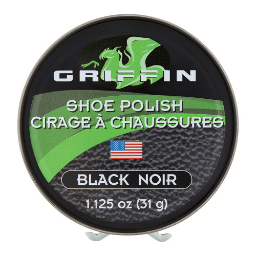 Paste Wax for Shoe Polishing, Black, 1.125 Oz