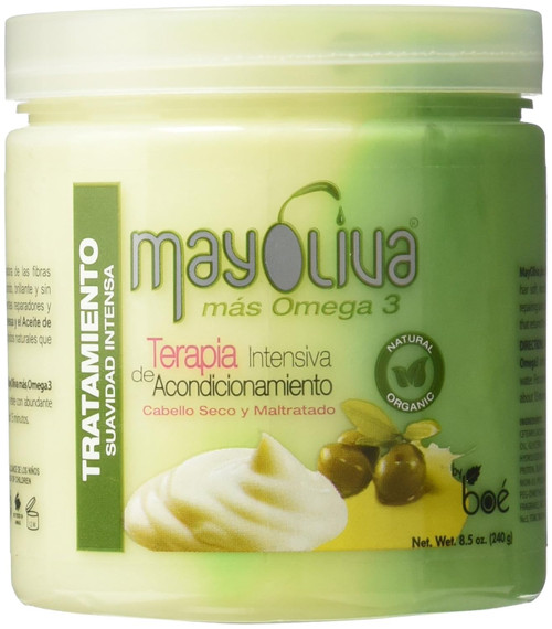 Mayoliva Intensive Conditioning Therapy for Dry & Damaged Hair, 8.5 Oz