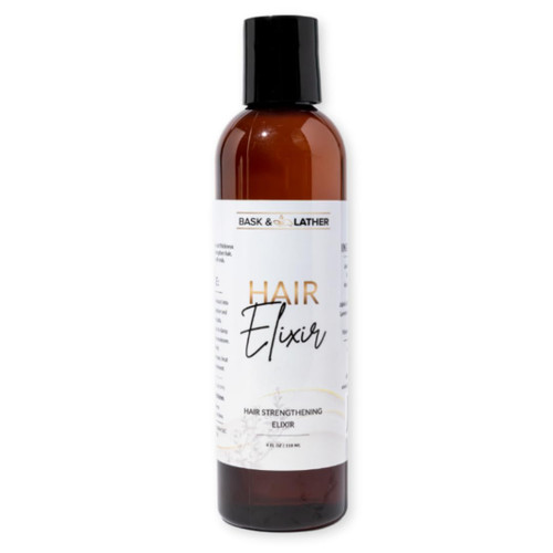 BASK & LATHER Elixir Hair Strengthening Oil 4oz