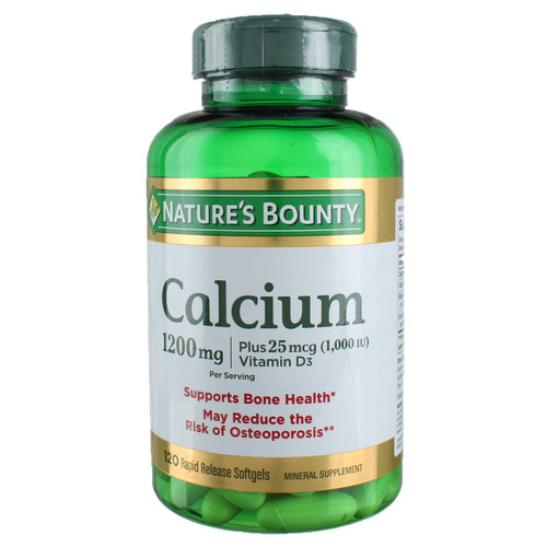 Nature's Bounty  Calcium with Vitamin D , 1200mg, 120 ct