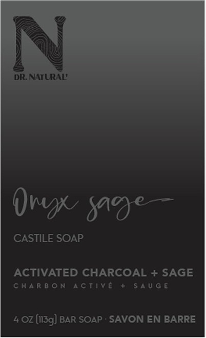 Dr. Natural, Activated Charcoal Bar Soap, 4 oz