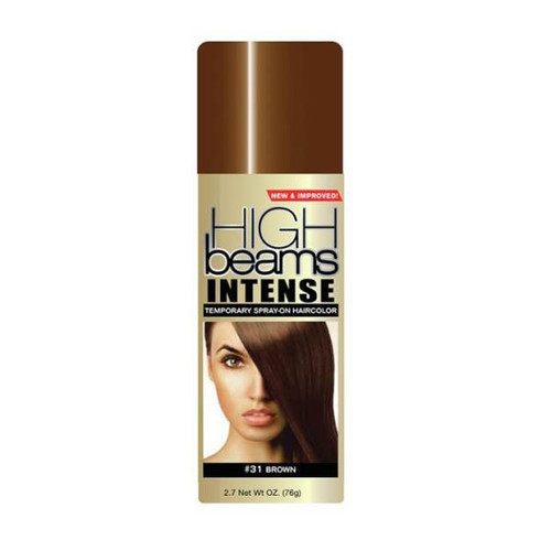 HIGH BEAMS Intense Temporary Spray On, Brown Model 2.7oz