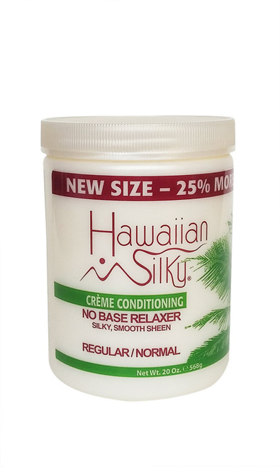 Hawaiian Silky no base relaxer, regular, 20 Oz
