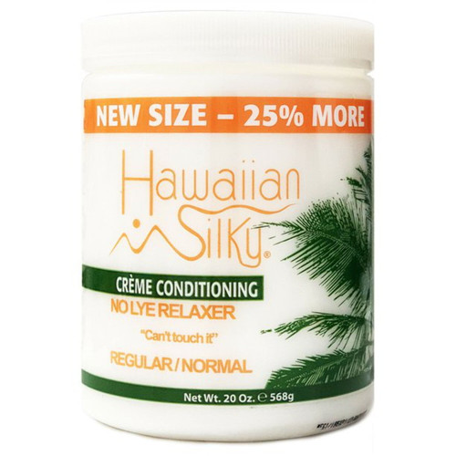 Hawaiian Silky Creme Conditioning No Lye Relaxer Regular 20oz