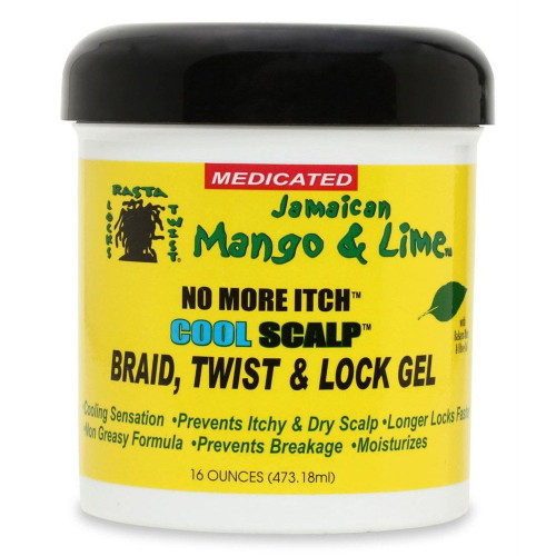 Jamaican Mango & Lime Cool Scalp Braid, Twist & Loc Gel, 16 Oz