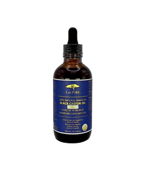 I Am Pure 100% Natural Jamaican Black Castor Oil Light 4oz