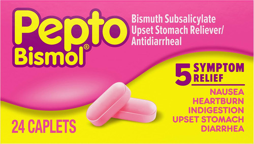 Pepto Bismol Caplets, 24 Count