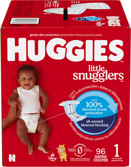 Huggies Little Snugglers Size1, 96 Count