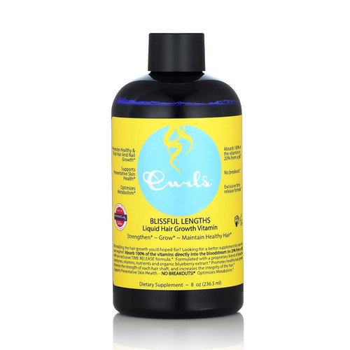 Curls Blueberry Bliss Blissful Lengths Liquid Hair Growth Vitamin 8oz