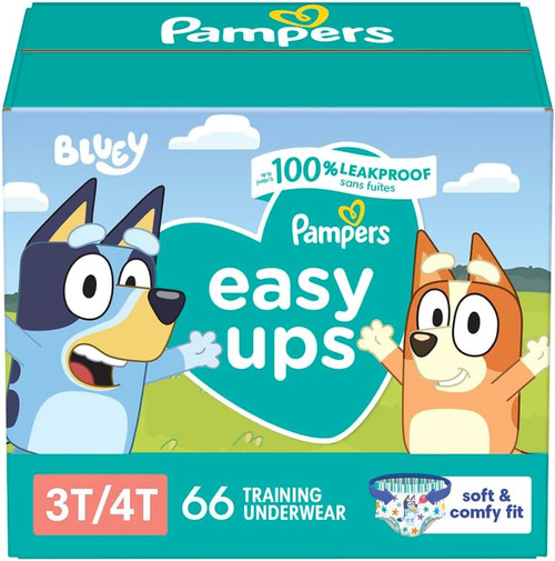 Pampers  Easy Ups Size 3T-4T, 66 Count