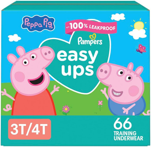 Pampers Easy Ups Size 3T-4T, 66 Count