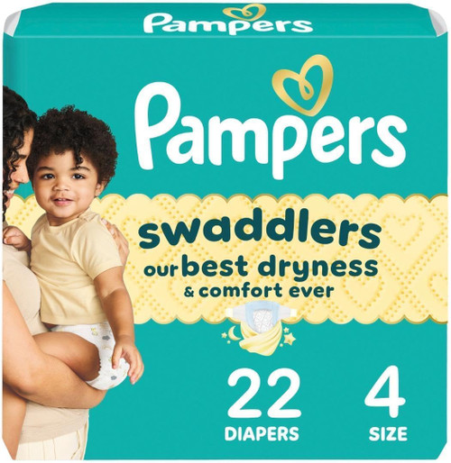 Pampers Swaddlers Size 4,  22 Count,