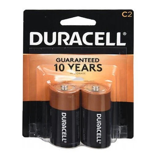 Duracell Alkaline Batteries, 2 Count