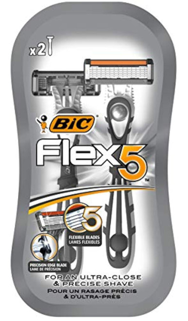 Bic Flex 5 Blades, 2 count