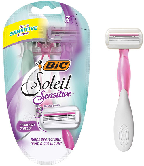 BIC Soleil Sensitive, 3 Count Women