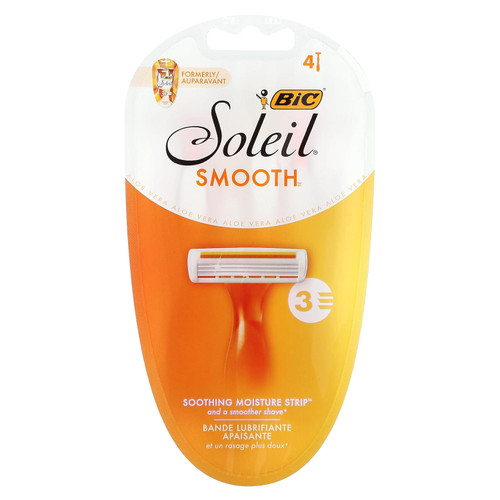 BIC Soleil Disposable Razor, Women, 4Count