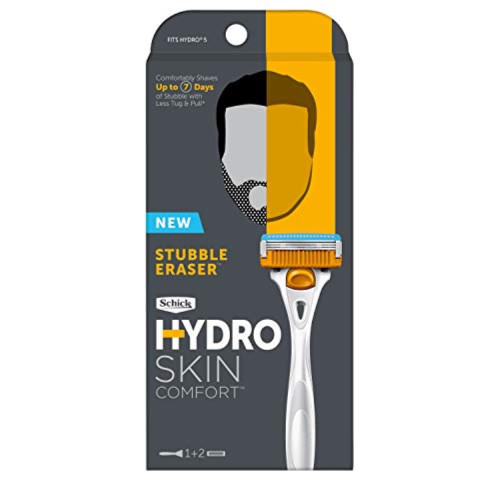 Schick Hydro Stubble Razor, 2 Refill Blades