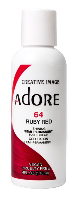 Adore Semi-Permanent Haircolor #064 Ruby Red 4Oz