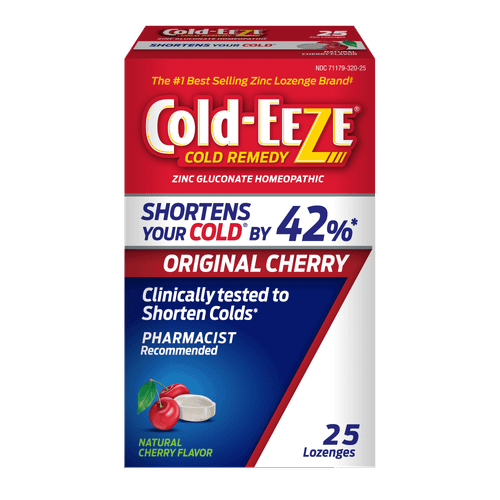 Cold-EEZE Lozenges, Natural Cherry, 25 Count