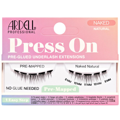 Ardell Press On Lashes Pre-Mapped Naked Natural