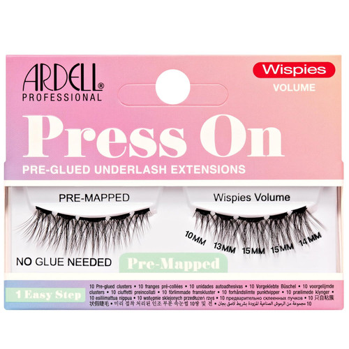 Ardell Press On Lashes Pre-Mapped  Wispies Volume