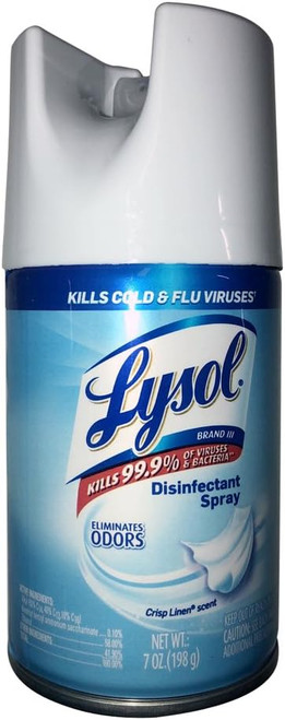 Lysol Disinfectant Spray, Crisp Linen, 7 Oz