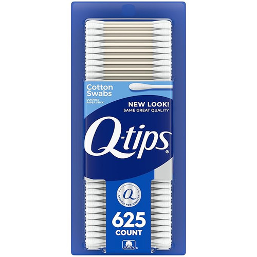 Q-tips Cotton Swabs, 625 count