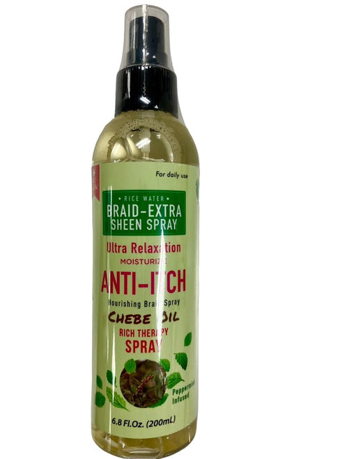 Ultra Relaxation Anti-Itch Braid Extra Sheen Spray 6.8oz
