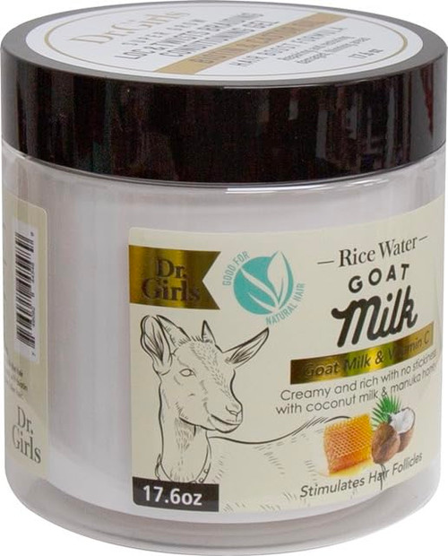 Dr. Girls Goat Milk + Vitamin C Braiding Conditioning Edge Gel, 17.6 Oz