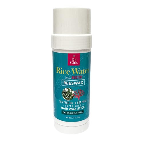 Rice Water Extra Mega Hold Hair Beeswax Stick 2.11oz
