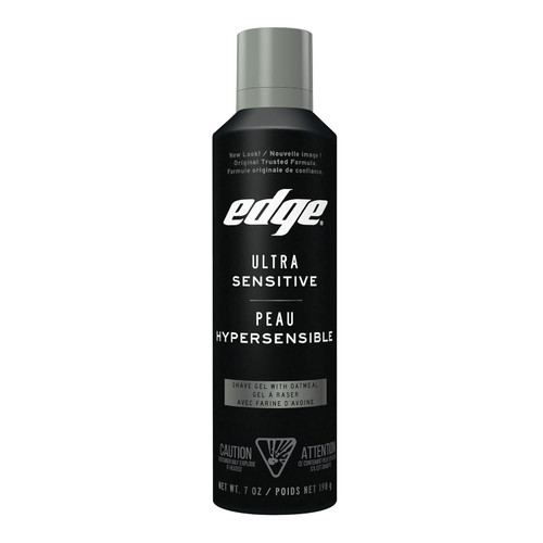 Ultra Sensitive Shave Gel Men Shave Gel by Edge, 7 Oz