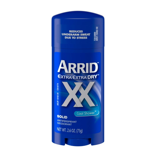 Arrid XX Solid Deodorant, Cool Shower, 2.6 oz