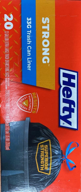 Hefty 20 Count 33 Gallon Extra Large Trash Bags