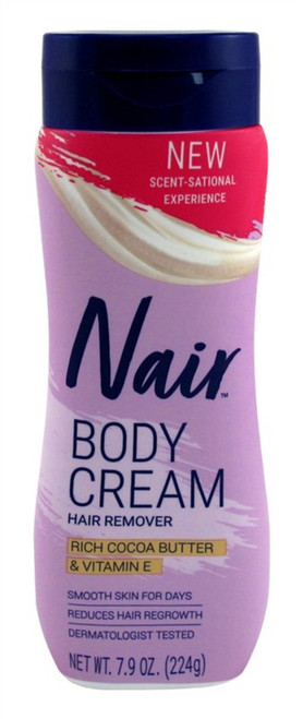Nair Hair Remover Body Cream Cocoa Butter + Vitamine 7.9Oz