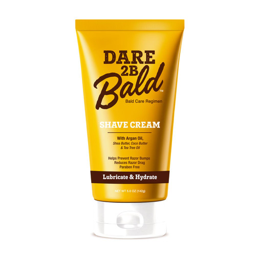 Dare 2B Bald Shaving Cream Sensitive Skin for Men 5.0 OZ