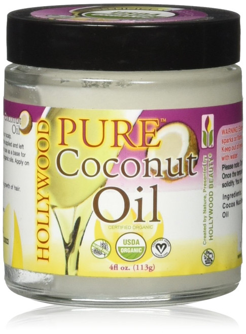 Hollywood Beauty 100% Pure Coconut Oil  4 Oz