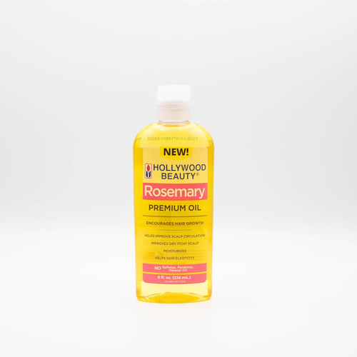 Hollywood Beauty Rosemary Oil for Hair, Scalp, & Skin, 8 fl oz