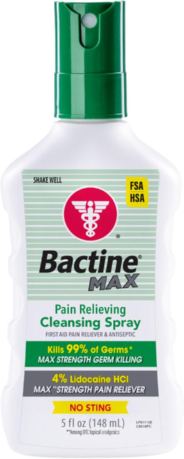 Bactine Max Pain Relieving Antiseptic Spray 5oz