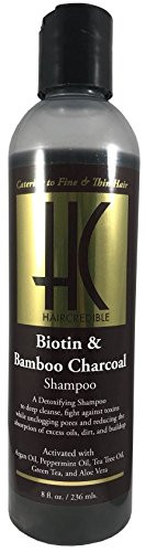 Haircredible Biotin & Bamboo Charcoal Shampoo 8oz