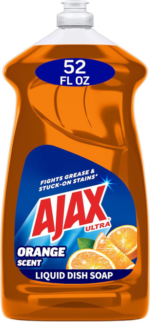 Ajax Ultra Liquid Dish Soap, Orange, 52oz