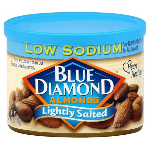 Blue Diamond Almonds, Low Sodium, 6oz