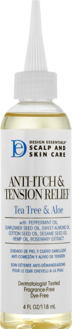 Design Essentials Skin & Scalp Tea Tree & Aloe Anti Itch Oil,  4 oz