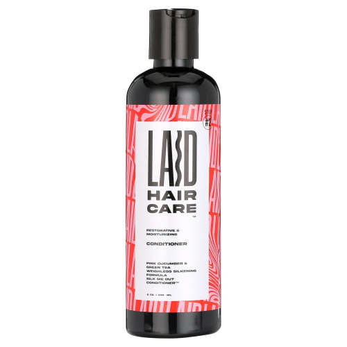 LAID Hair Care Pink Cucumber & Green Tea Silkening Formula Silk Me Out Conditioner, 8 oz