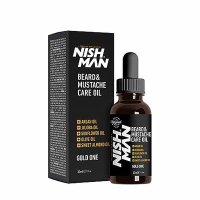 Nishman Beard & Mustache Care Oil, 1 oz